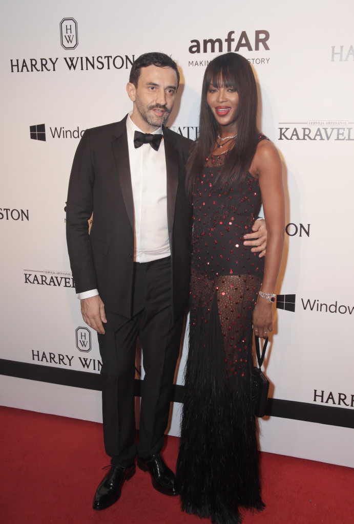 Ricardo Tisci e Naomi Campbell