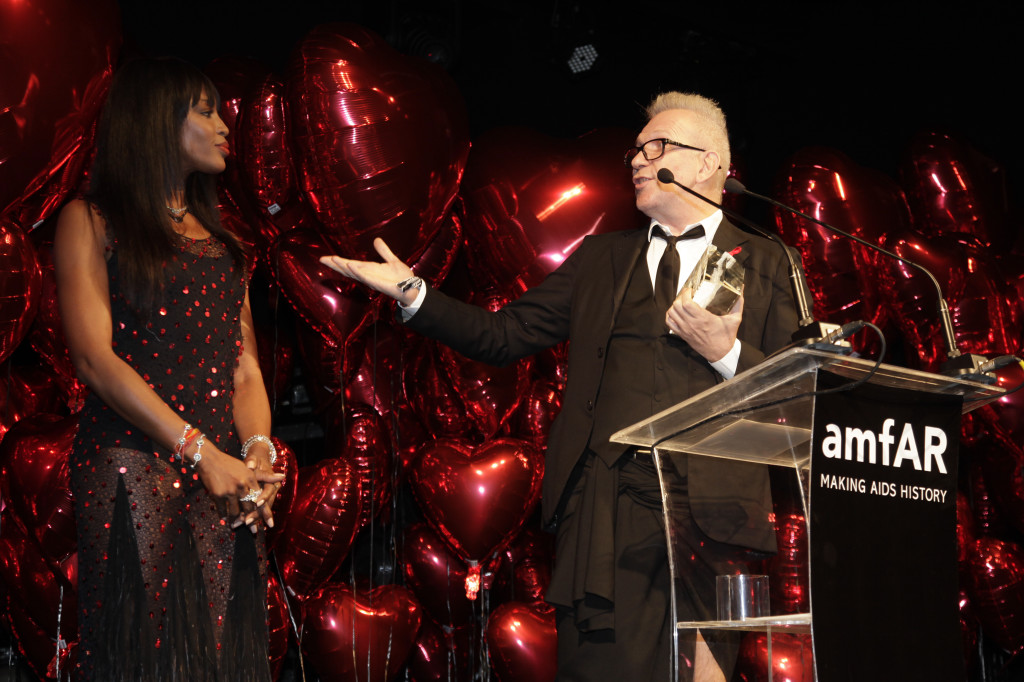 Naomi Campbell e Jean Paul Gaultier 