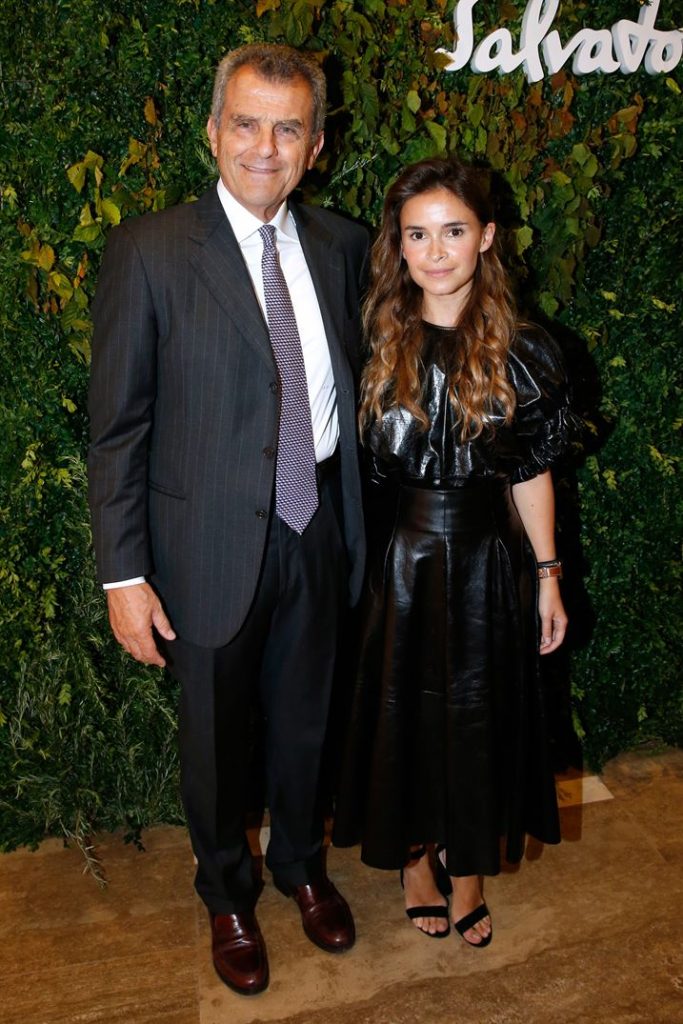 Ferruccio Ferragamo e Miroslava Duma
