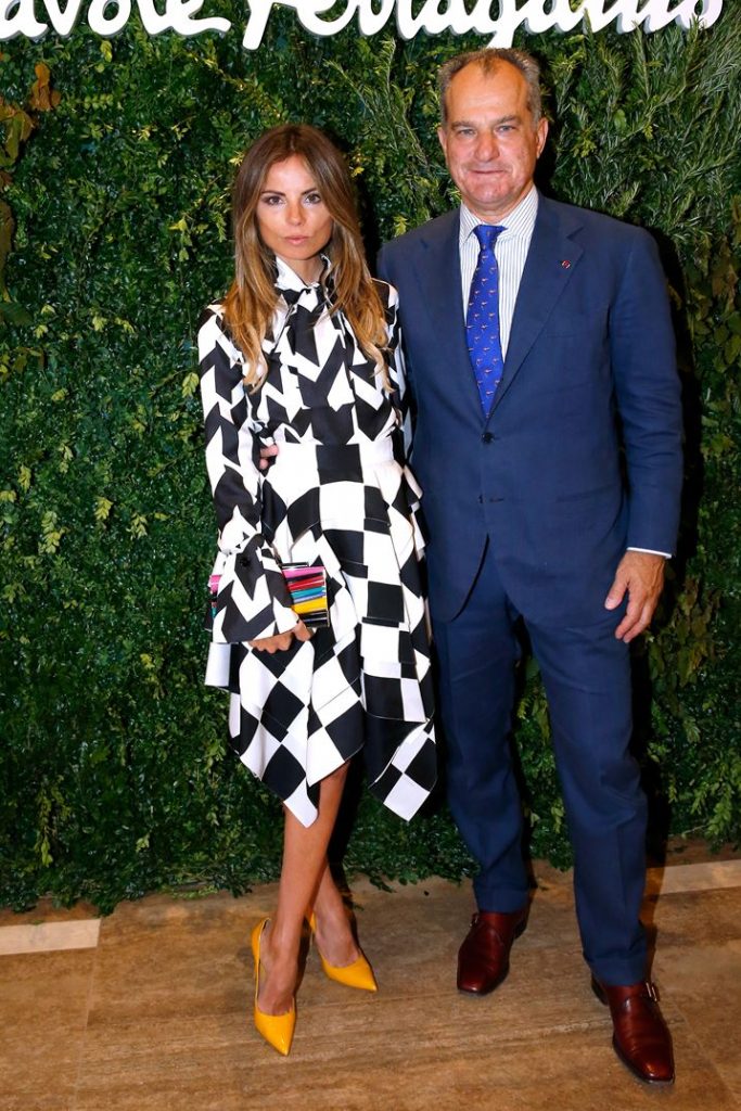 Leonardo Ferragamo and Erica Pelosini