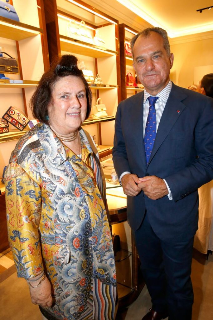 Suzy Menkes e Leonardo Ferragamo