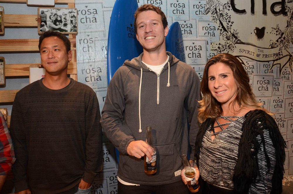 Cesar Japa, Danilo Araujo e Carol Preto