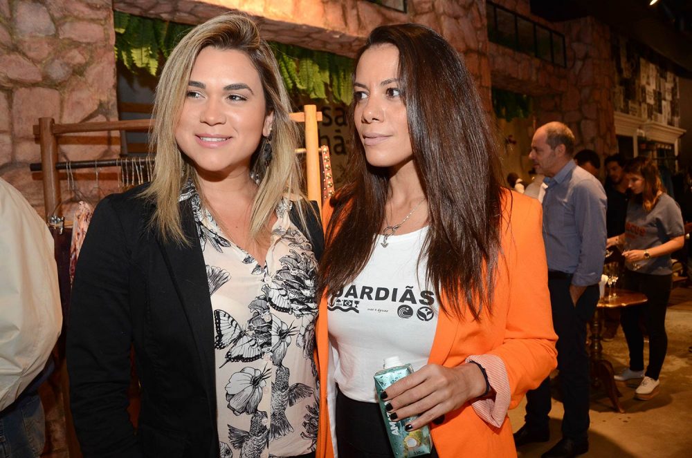 Milka Borges e Carla Credendio