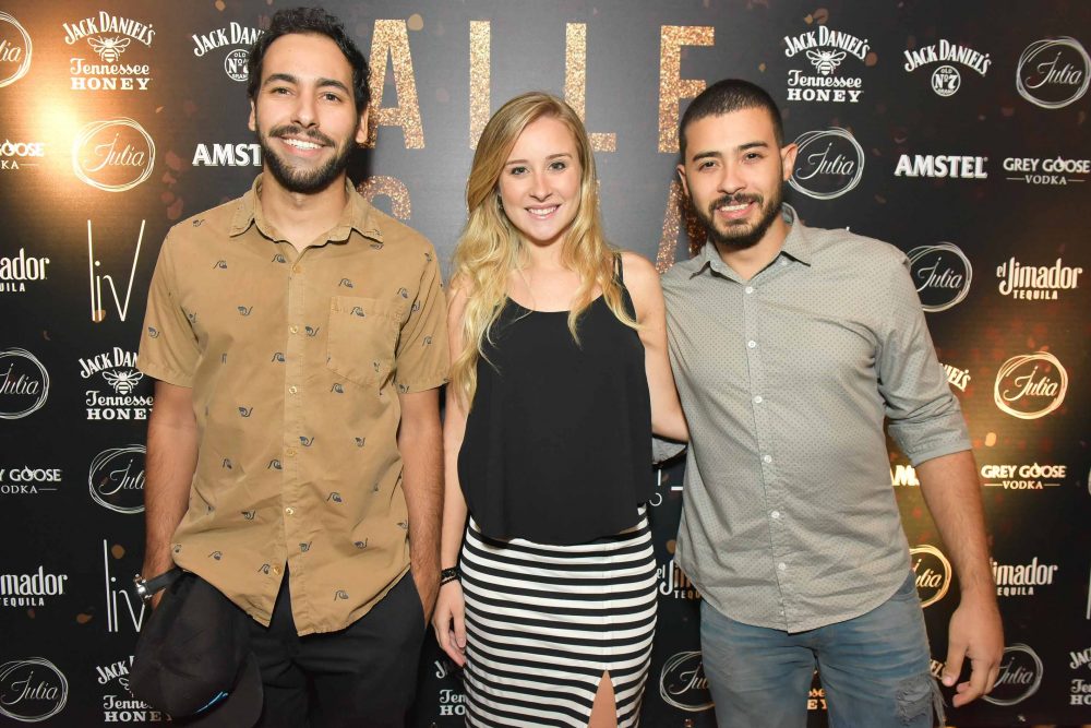 NELSON GUEDES, MAITE CIPRIANO E DIEGO DELARI
