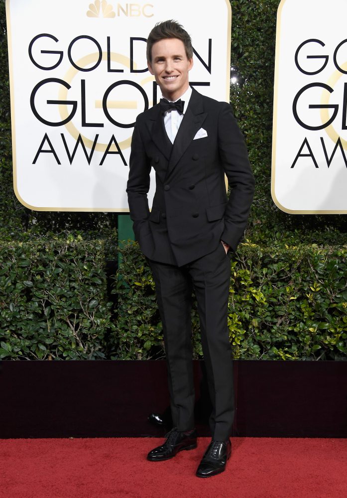 BEVERLY HILLS, CA - JANUARY 08:  Actor Eddie Redmayne attends the 74th Annual Golden Globe Awards at The Beverly Hilton Hotel on January 8, 2017 in Beverly Hills, California.  (Photo by Frazer Harrison/Getty Images)