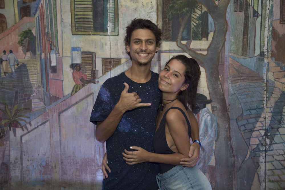 Sol Belvedere e Caroline Garcez